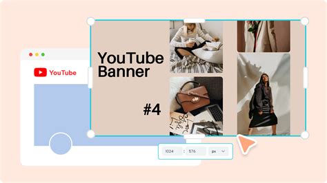 Resize to 1024x576 for YouTube Banner (Free & Unlimited).